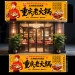 火锅店门头