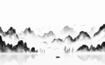 水墨山水意境图