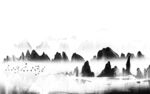 水墨山水意境图