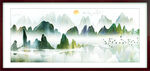 水墨山水风景装饰画