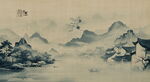 意境水墨山水画