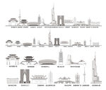 江苏城市建筑旅游剪影