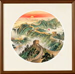 圆形国画