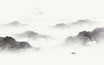 山水水墨画
