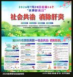 2026年世界肝炎日宣传栏