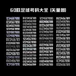 球衣号码CDRX9矢量图