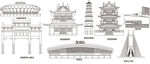 宣城安徽城市建筑旅游剪影