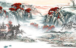 现代 中式高清山水 清晰大图 