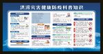 洪涝灾害健康防疫科普知识