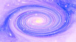 蓝紫色星空旋涡