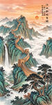长城山水画