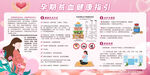 孕期贫血健康指引宣传栏