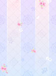 清新花卉条纹汉服