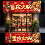 重庆老火锅门头