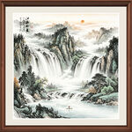 中堂山水画