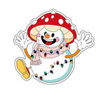 蘑菇头 雪人
