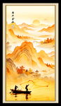金山山水画