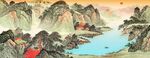 山水国画风景图