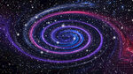 红蓝紫旋涡星空