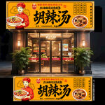 胡辣汤门头