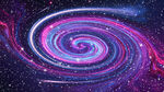 彩色旋涡星空吊顶天花