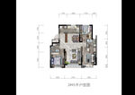 现代户型平面图展示