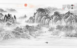 国画山水画