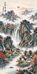 山水画挂画