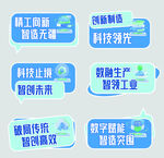 科技智能标语展示