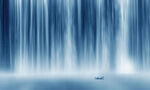 瀑布流水