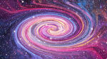 唯美星空旋涡吊顶