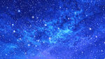 蓝色星空唯美星系