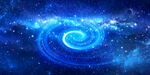 蓝色漩涡星空