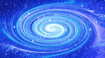 梦幻蓝色宇宙漩涡星空吊顶