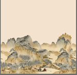 水墨山水间的静谧景致