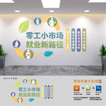 零工市场文化墙