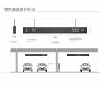 停车场龙门架 地库入口标识