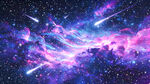 炫彩唯美绚丽星空