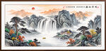 大厅山水画
