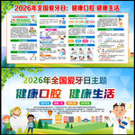 2026全国爱牙日宣传栏