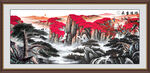 鸿运当头国画