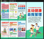 全民健康文明生活方式宣传月折页