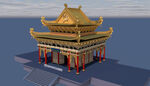 中式古建筑宫殿3D模型