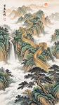 长城玄关装饰画