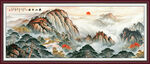 泰山书房装饰画