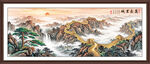 长城山水画