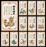 中医养生文化挂画海报