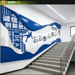 楼梯文化墙