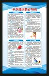 冬季健康教育知识海报