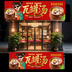 江西瓦罐汤门头
